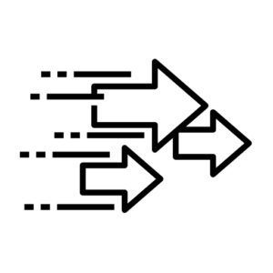 About Us arrows